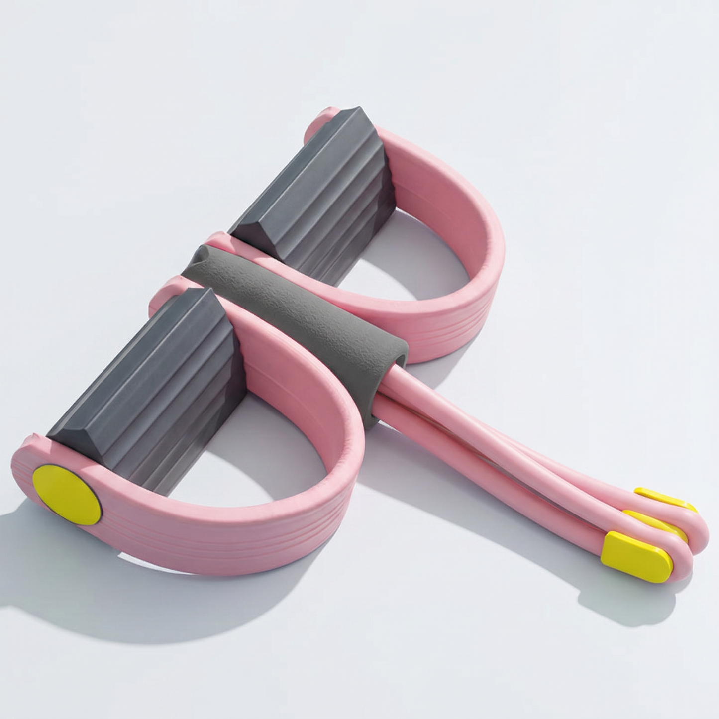 Zorfit™ 4-Tube Elastic Pedal Puller (Pink Gray)