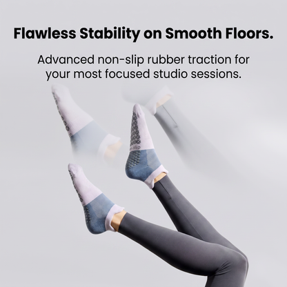 Zorfit™ Retro Double-Stripe Grip Socks