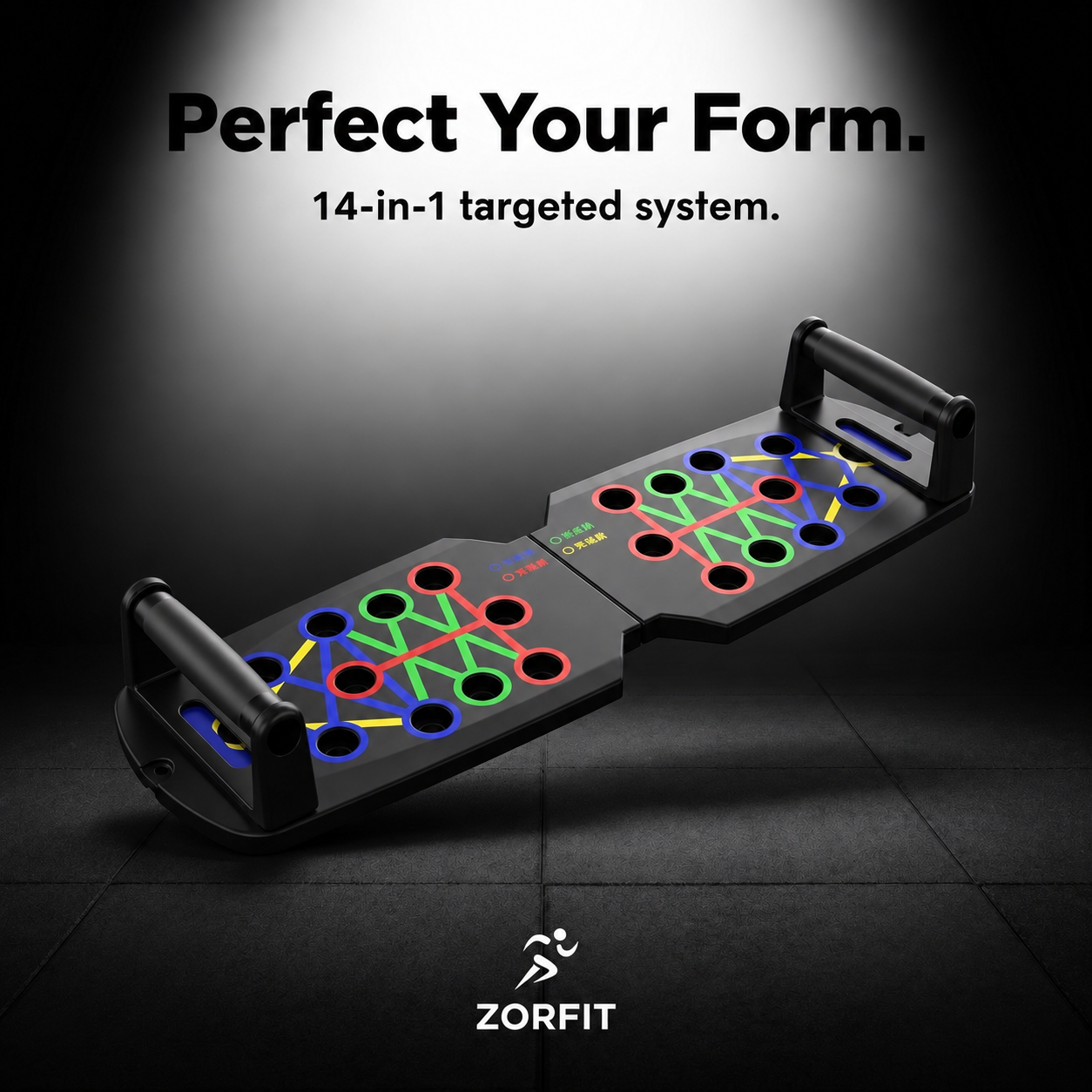 Zorfit™ 14-in-1 Foldable Push-Up Board Set