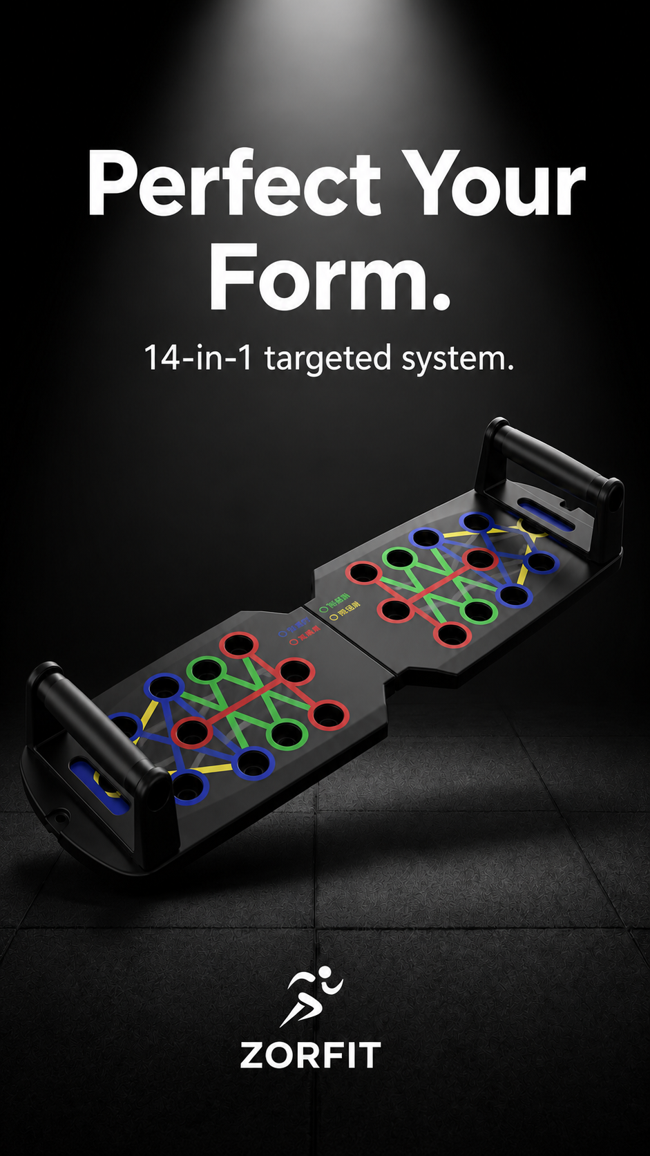 Zorfit™ 14-in-1 Foldable Push-Up Board Set