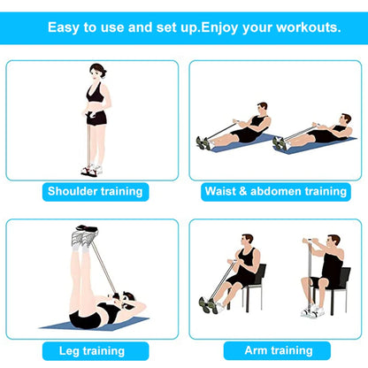 Zorfit 4-Tube Elastic Pedal Puller