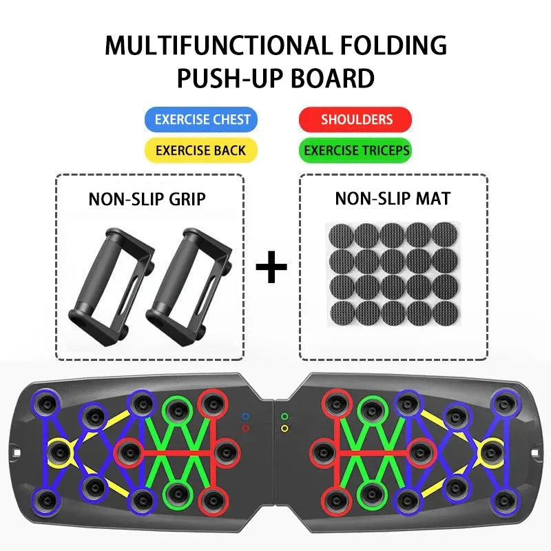 Zorfit 14-in-1 Foldable Push-Up Board Set