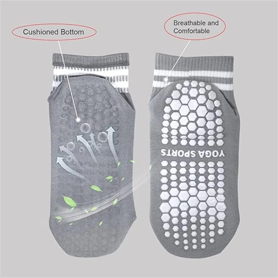 Zorfit Retro Double-Stripe Grip Socks