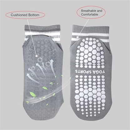 Zorfit Retro Double-Stripe Grip Socks