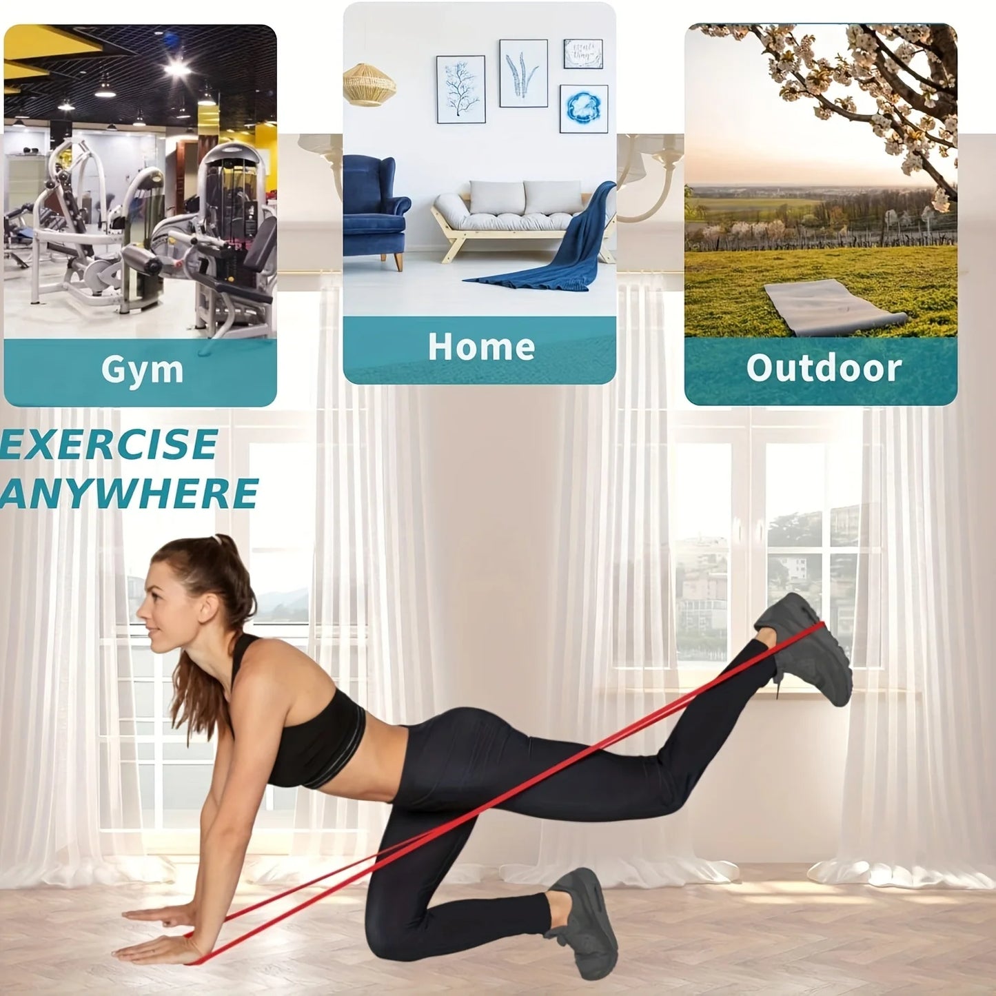 Zorfit Heavy-Duty Stackable TPE Resistance Band