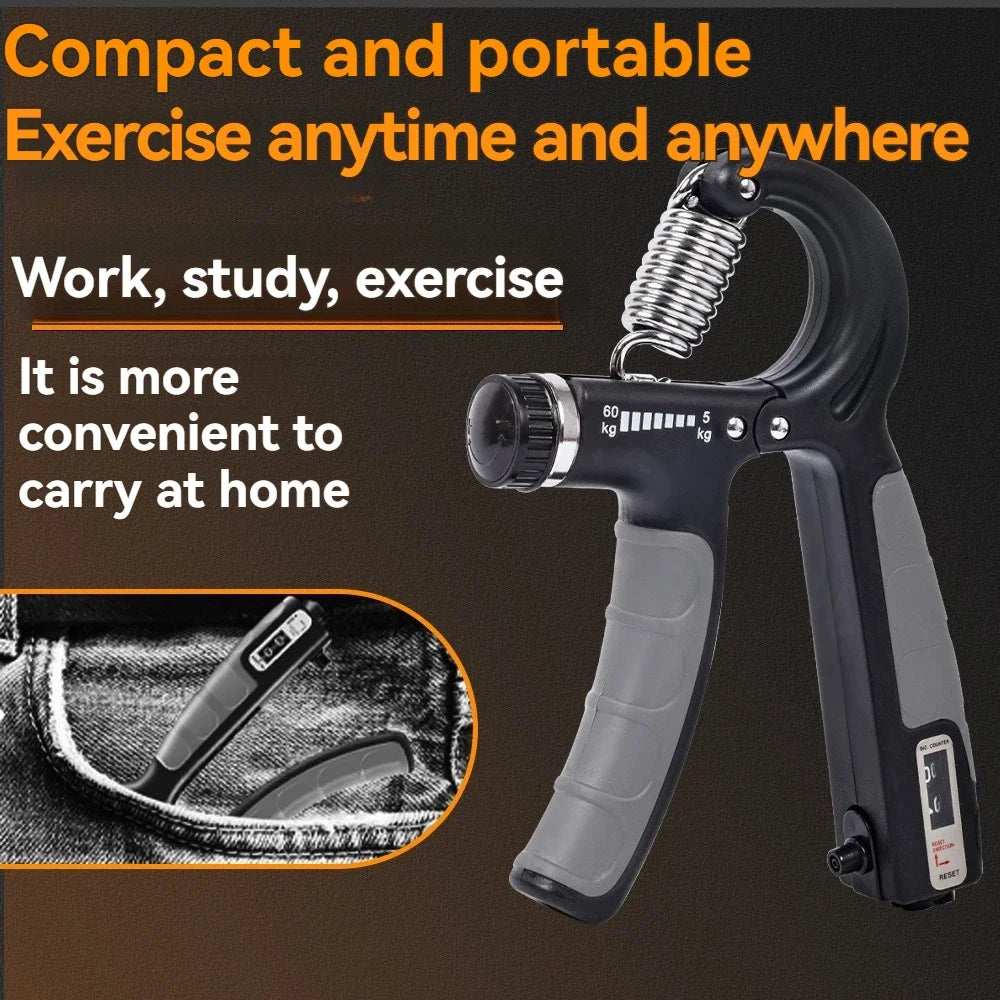 5-60kg Zorfit Adjustable Smart Counter Hand Gripper