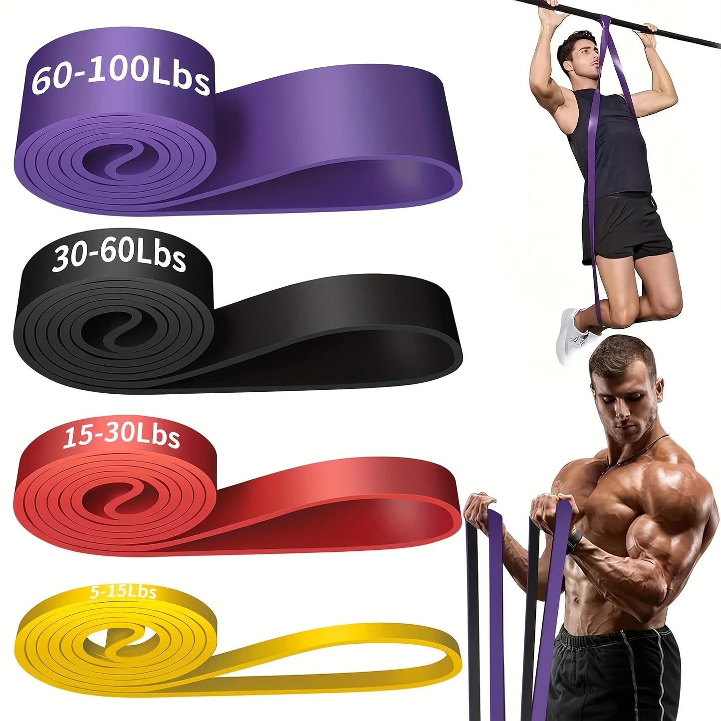 Zorfit Heavy-Duty Stackable TPE Resistance Band