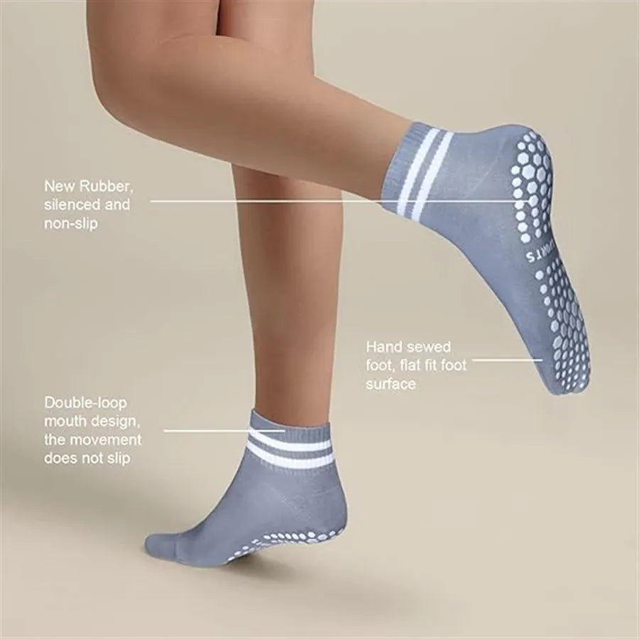 Zorfit Retro Double-Stripe Grip Socks