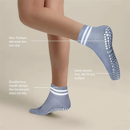 Zorfit Retro Double-Stripe Grip Socks