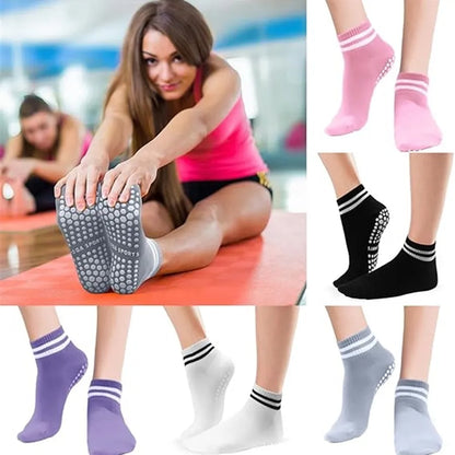 Zorfit Retro Double-Stripe Grip Socks