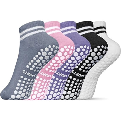 Zorfit Retro Double-Stripe Grip Socks